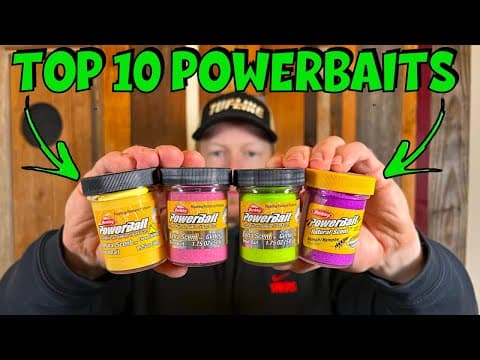 What are the best PowerBait colors for trout?