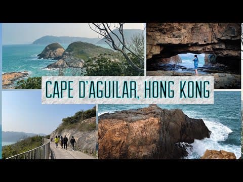 What are some tips for fishing off the rocks in Cape D'Aguilar, Hong Kong?