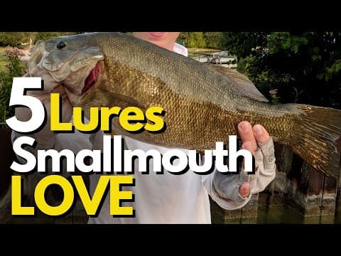 What is the best way to catch a smallmouth bass in a river?